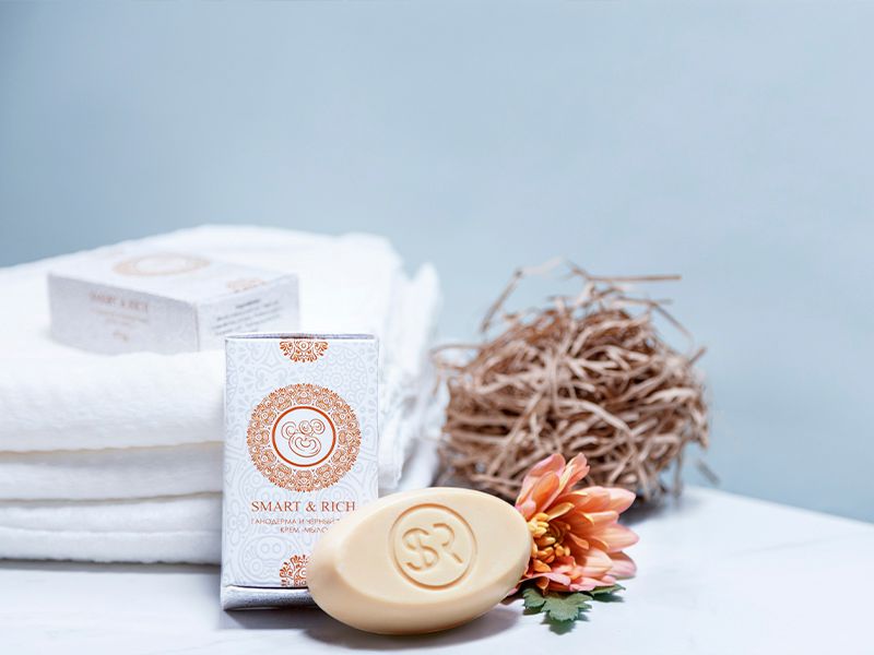 Ganoderma Extract & Black Cumin Cream-Soap Bar – Luxurious Skincare for All Skin Types