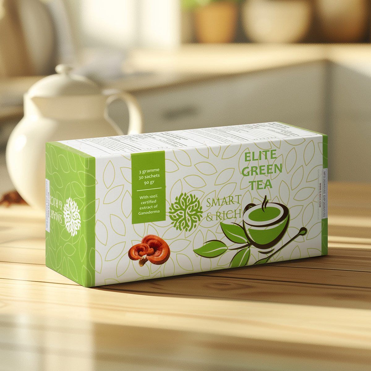 Green Tea with Ganoderma Extract