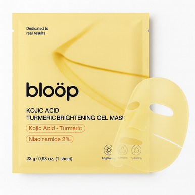 bloöp Kojic Acid Turmeric Brightening Gel Mask
