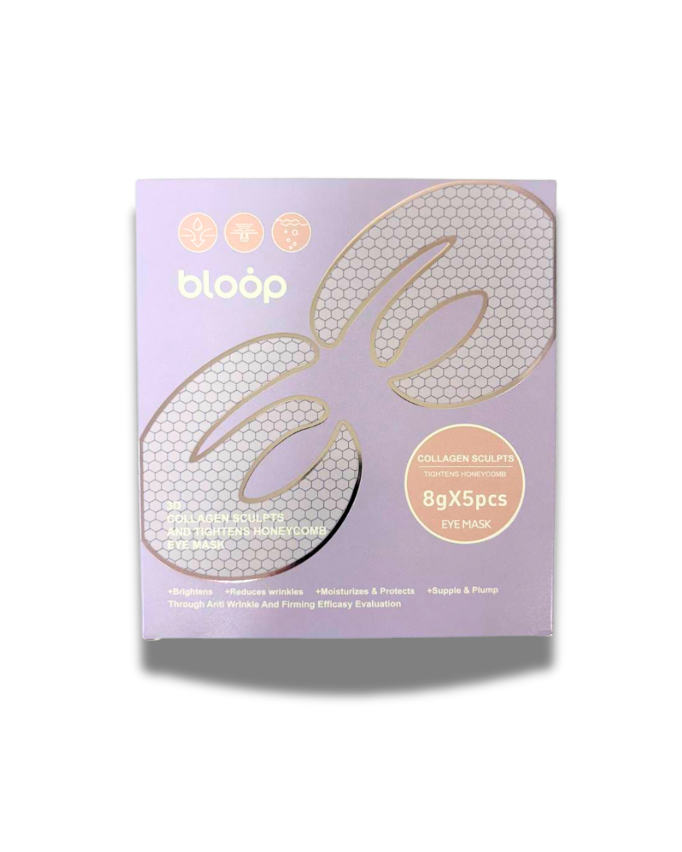 bloop 3D Collagen Sculpts & Tightens Honeycomb Eye Mask