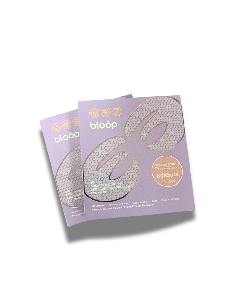 bloop 3D Collagen Sculpts & Tightens Honeycomb Eye Mask
