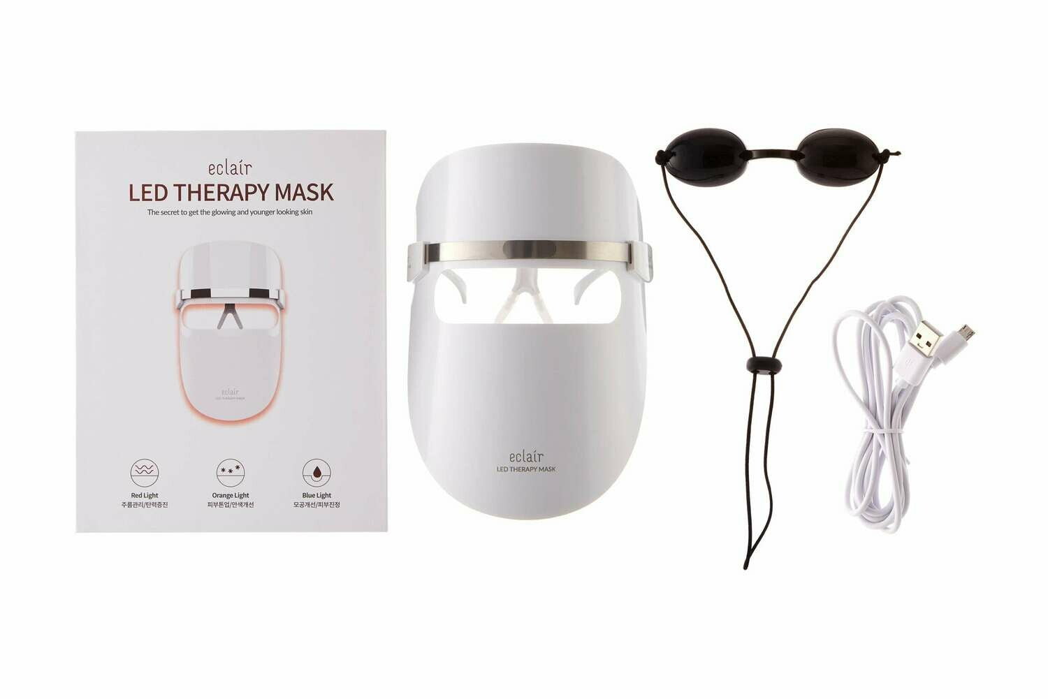 Eclair LED Therapy Mask – 3 Light Modes for Skin Rejuvenation